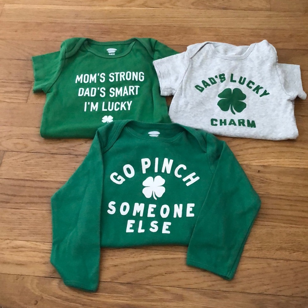 St. Patrick’s Day onesie - Picture 1 of 8